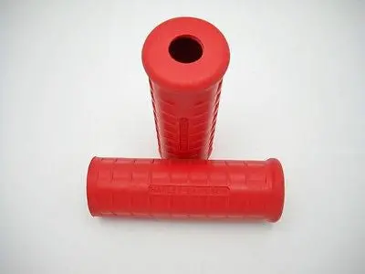 56212-53R Usa Made Panhead Red Grips 1954-1961 Correct Small Hole 1