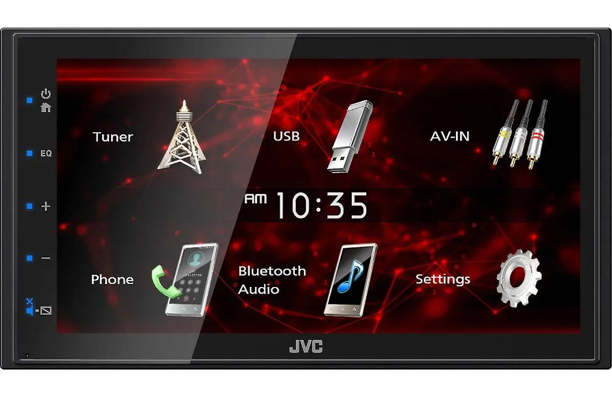 Jvc 6.75 Double Din Mechless Android Screen Mirroring (Kw-M180bt) 1
