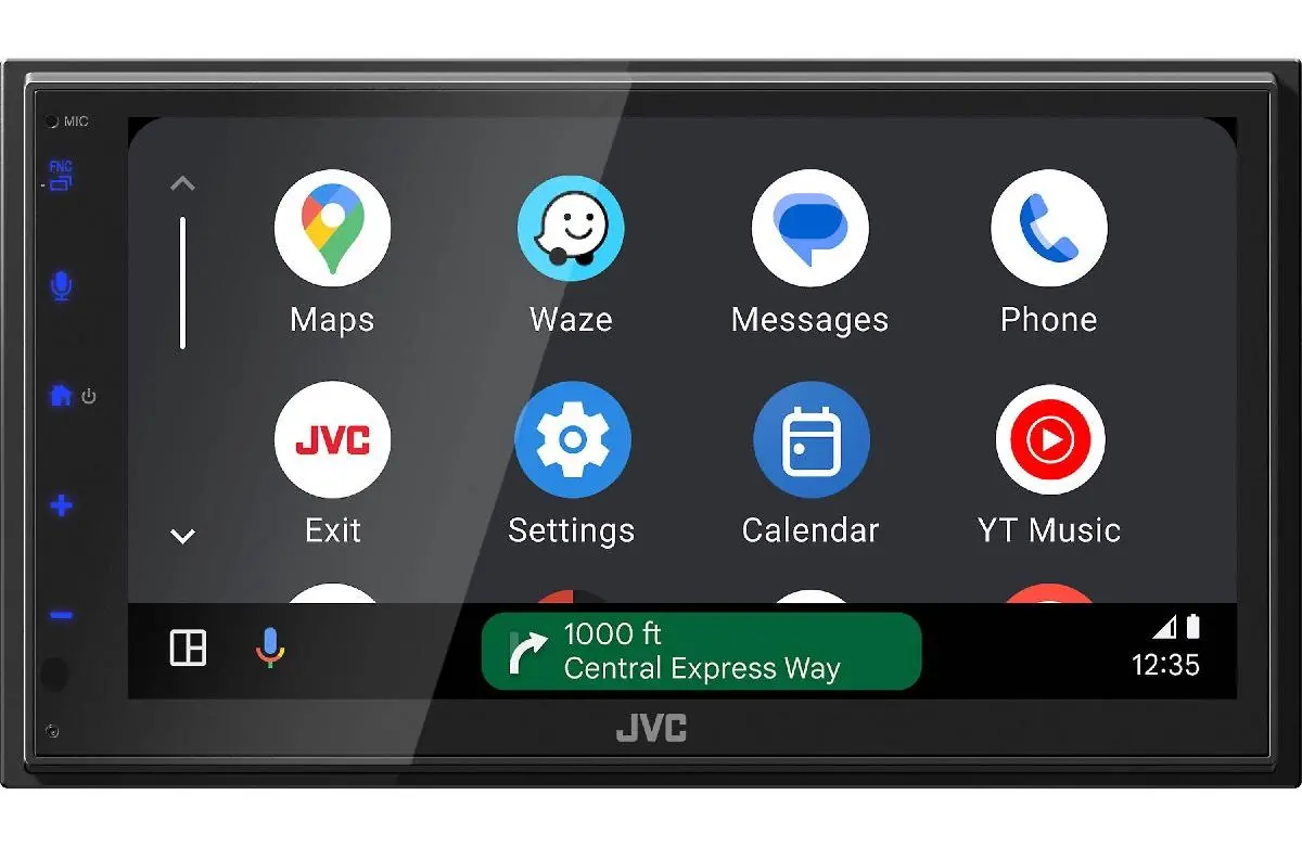 Jvc 6.8" Double Din Media Receiver Apple Carplay & Android Auto Siriusxm Ready (Kwm595bt) 1