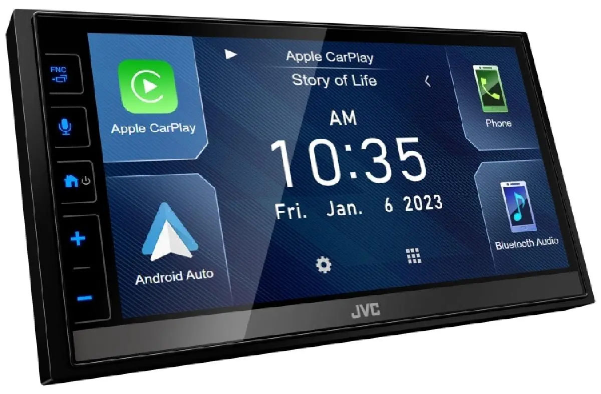 Jvc 6.8" Mechless With Apple Carplay & Android Auto, Bluetooth, Usb (Kwm780bt) 1
