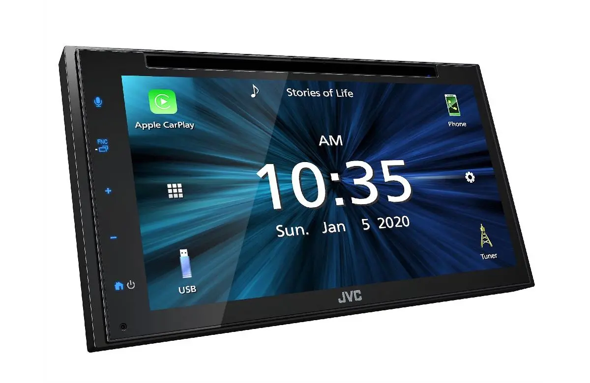 Jvc 6.8" Am/Fm/Cd/Dvd W/Apple Carplay & Android Auto (Kw-V660bt) 1