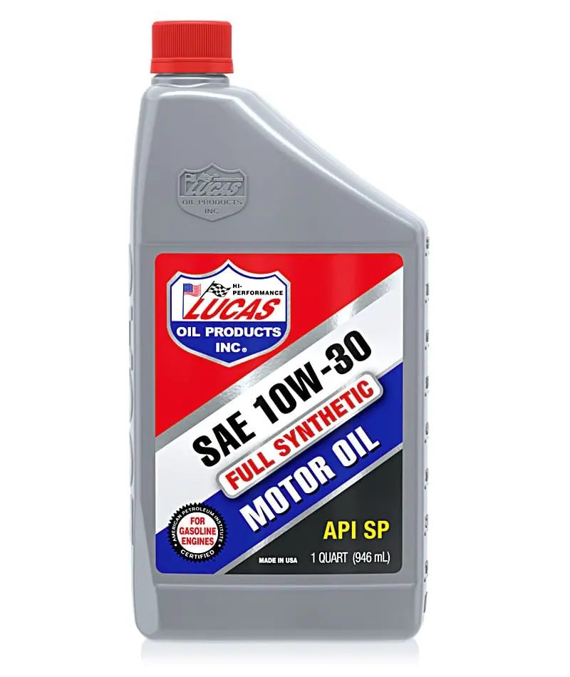 Lucas Oil 10050 Synthetic Motor Oil 1 Qt - Sae 10W-30 Api Sn Plus Performance 1