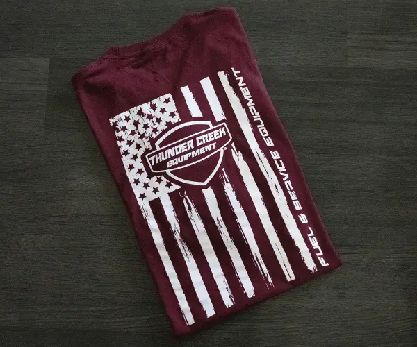 Long Sleeve Rustic Flag T-Shirt 1