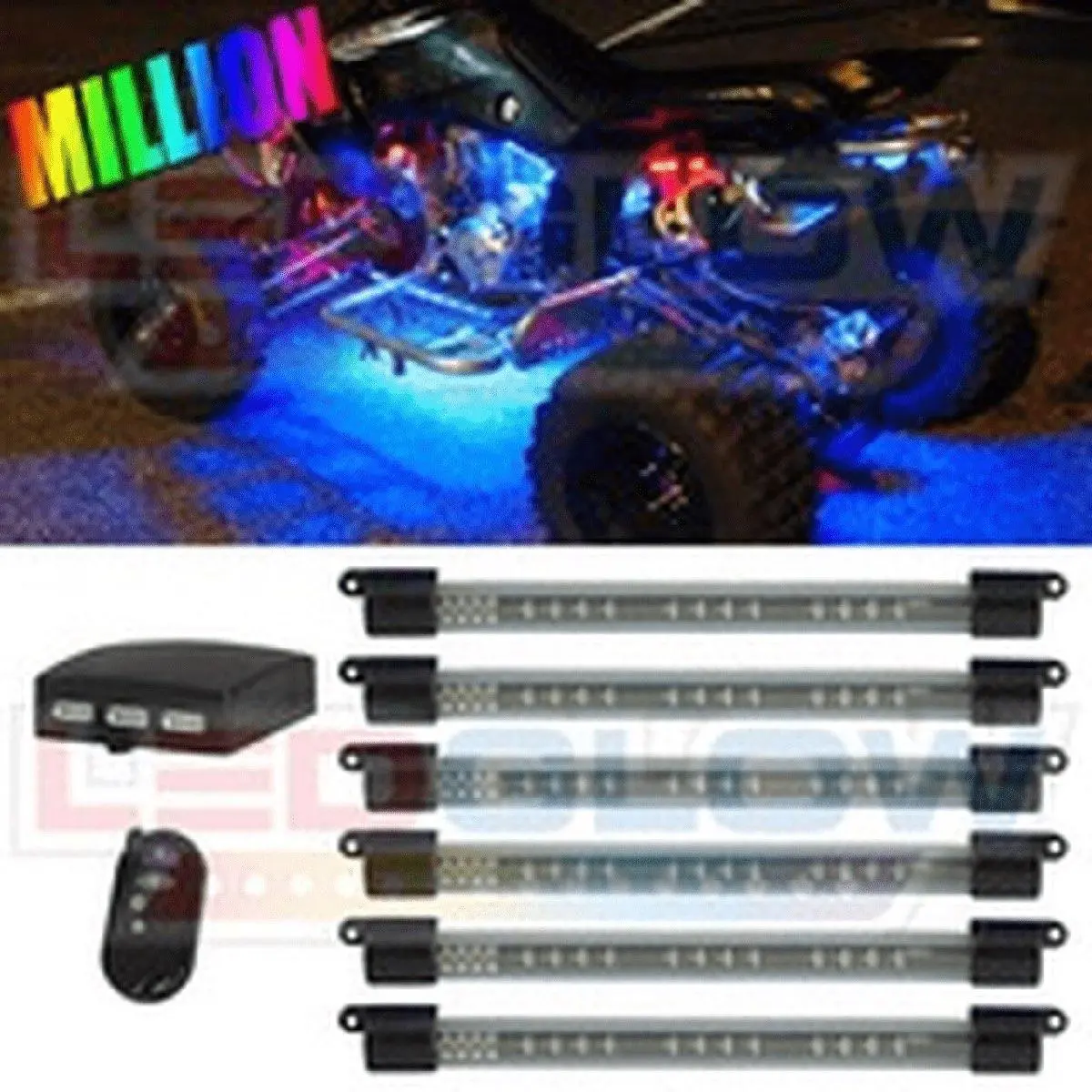 Led Glow Million Color Golf Cart/Atv/Utv 6 Piece Led Kit (Lu-Atv-M-6.2) 1