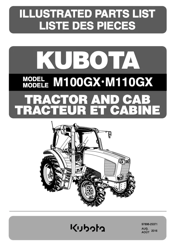 M100gxdtc Parts Manual 1