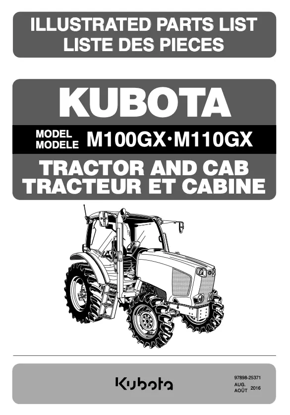 M110gxdtc Parts Manual 1