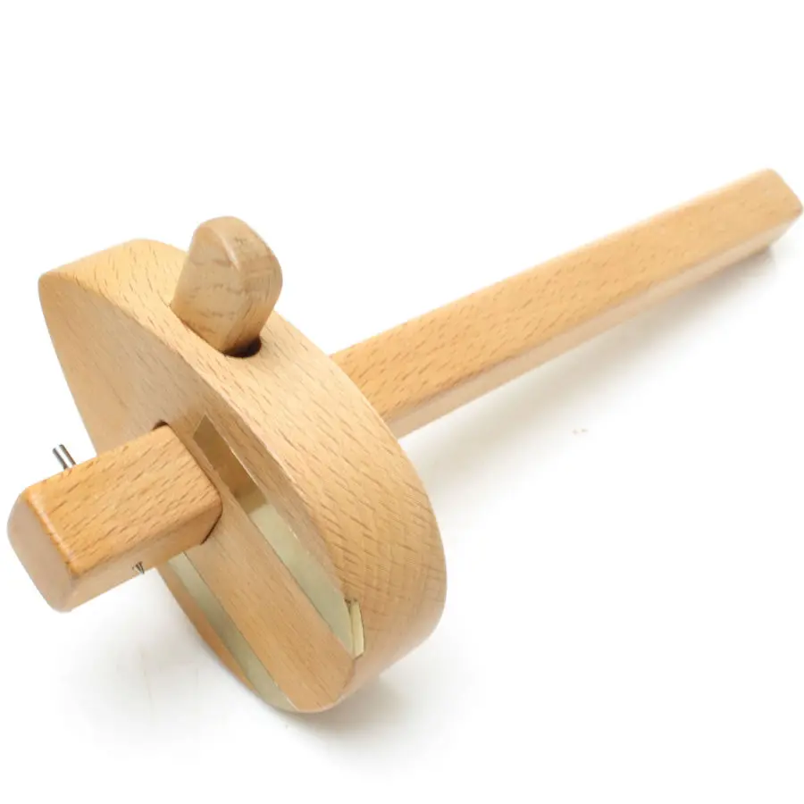 Beech Marking Gauge - Brass Inlay 1