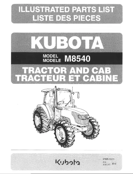 M8540n Parts Manual 1