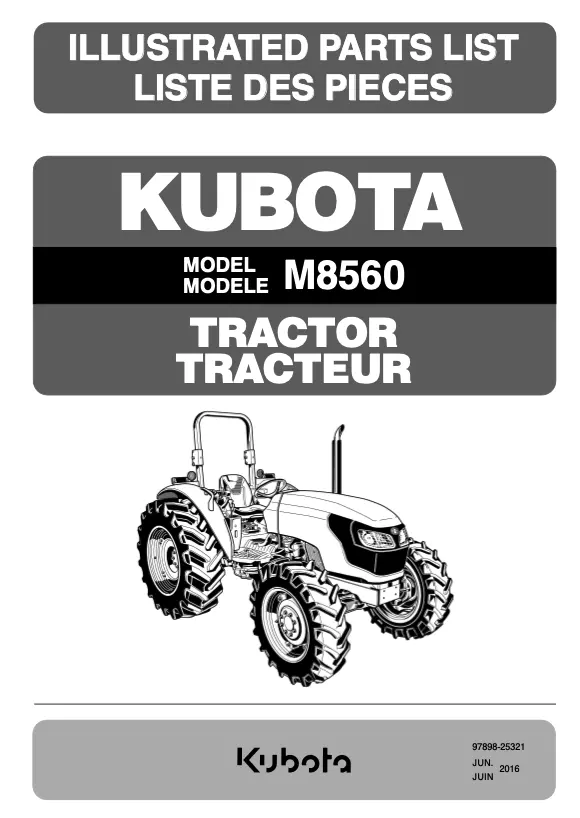 M8560hd12 Parts Manual 1