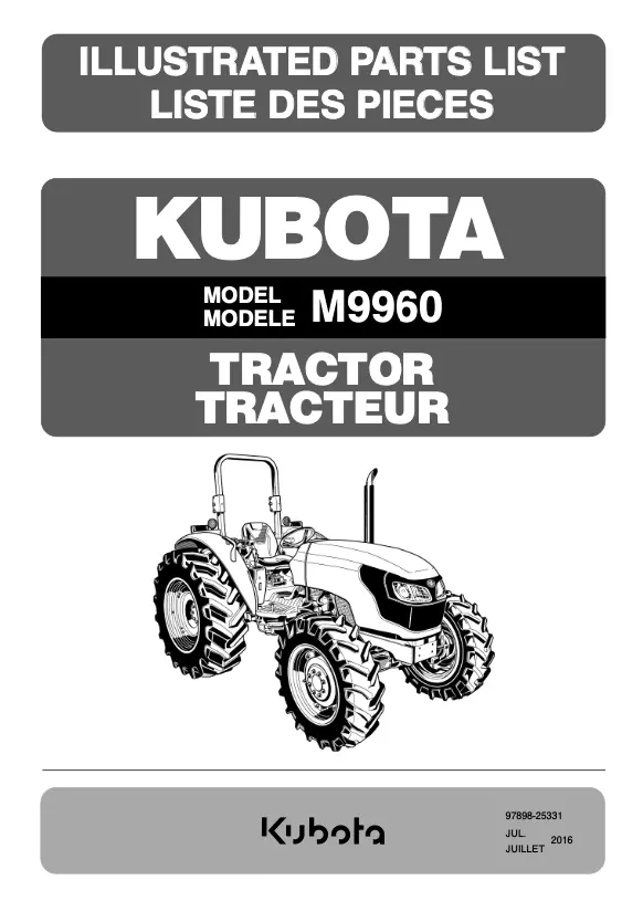 M9960hd12 Parts Manual 1