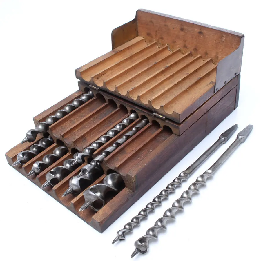 Sold - 10 Wm Marples Auger Drill Bits 1