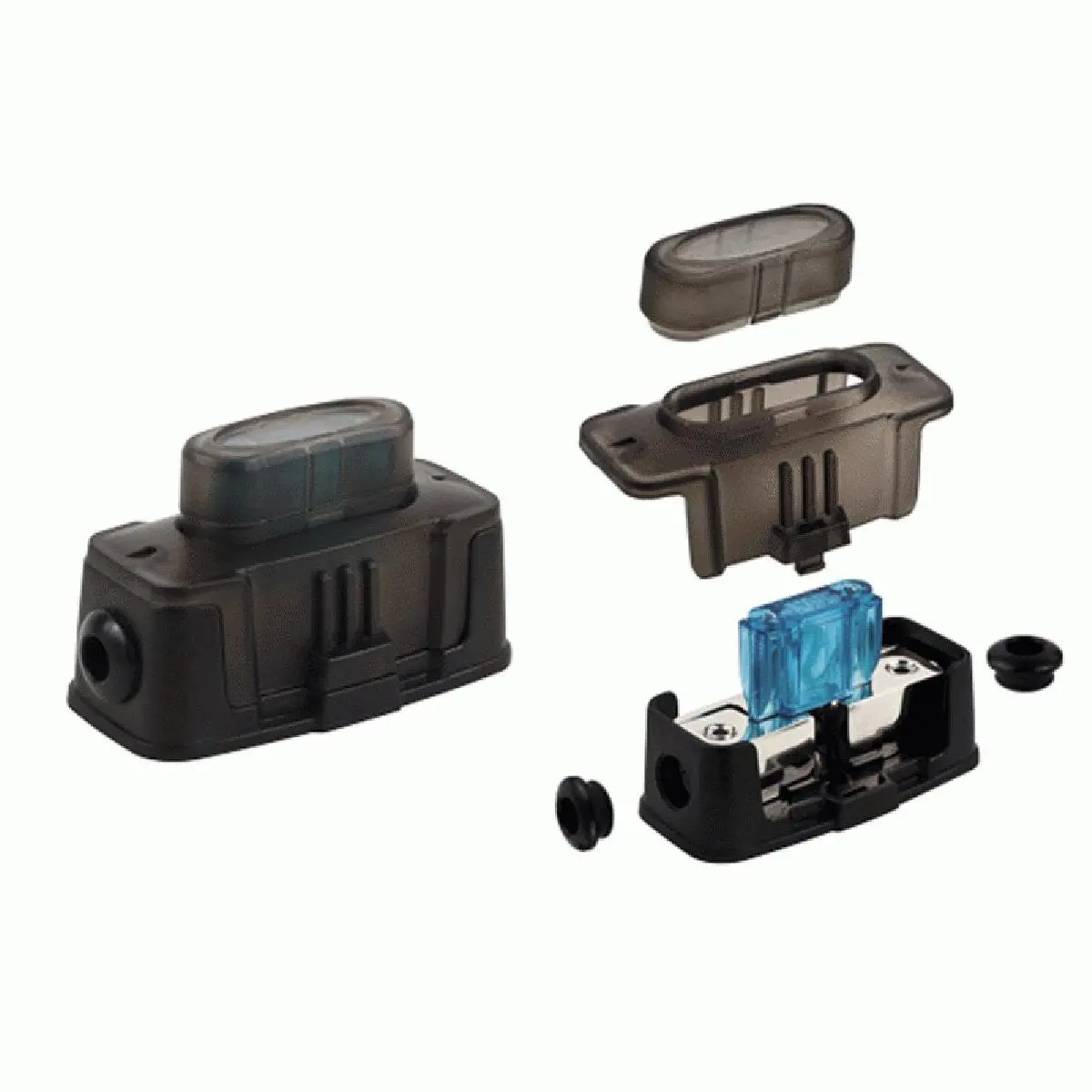 Waterproof Maxi Hd Fuse Holder 4-8 Gauge Input-Output (Maxihdh) 1