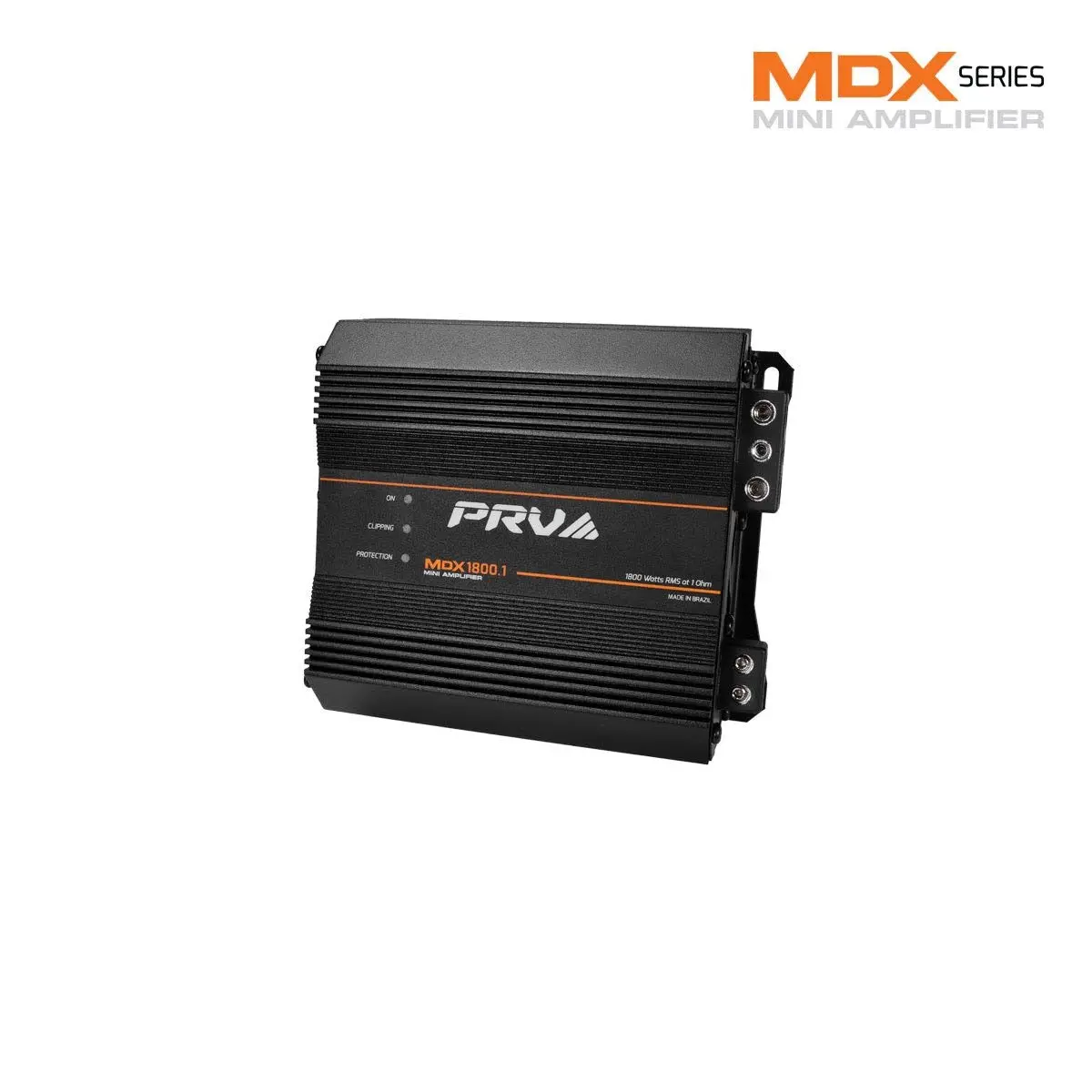 Prv Audio - Micro 1 Channel 1800 Watt 1 Ohm Stable Amplifier (Mdx1800.1 1 Ohm) 1
