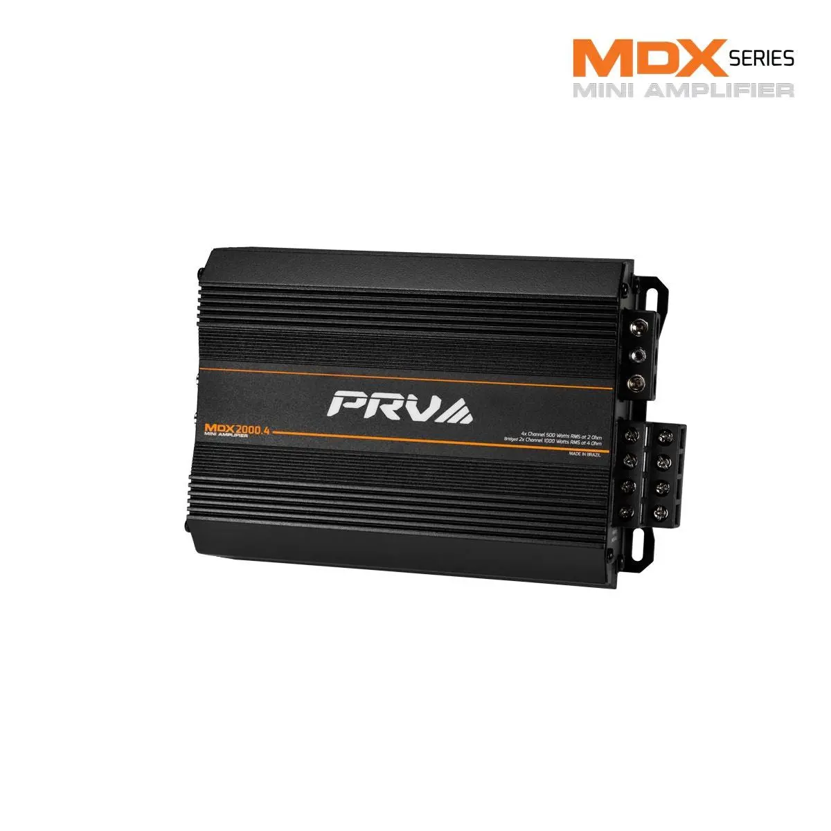 Prv Audio - Micro 4 Channel 2000 Watt 1 Ohm Stable Amplifier (Mdx2000.4 1Ohm) 1