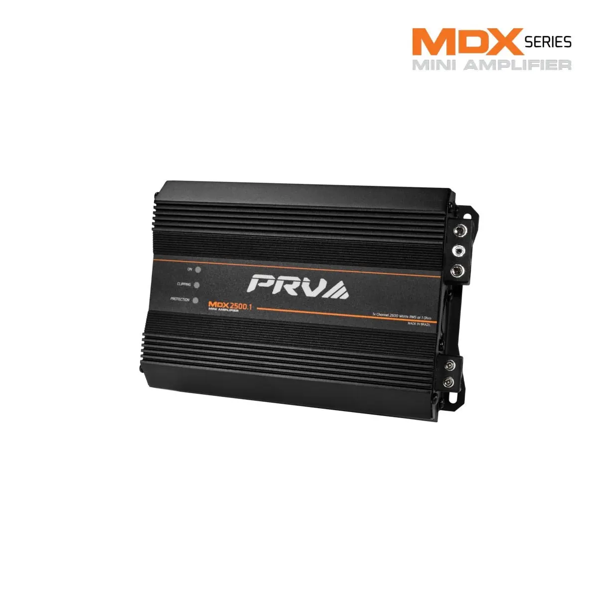 Prv Audio - Ultra Compact 1 Channel 2500 Watt 1 Ohm Stable Amp (Mdx2500.1 1Ohm) 1