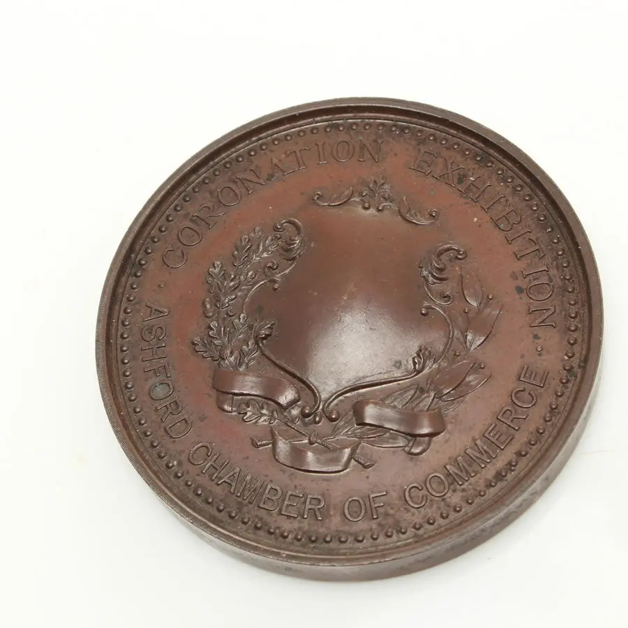 Coronation Exhibition Commerce Medallion 1911 1