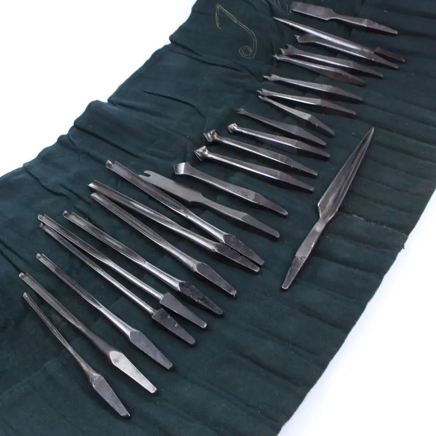 24 Vintage Drill Bits Mainly By F.Willey 1