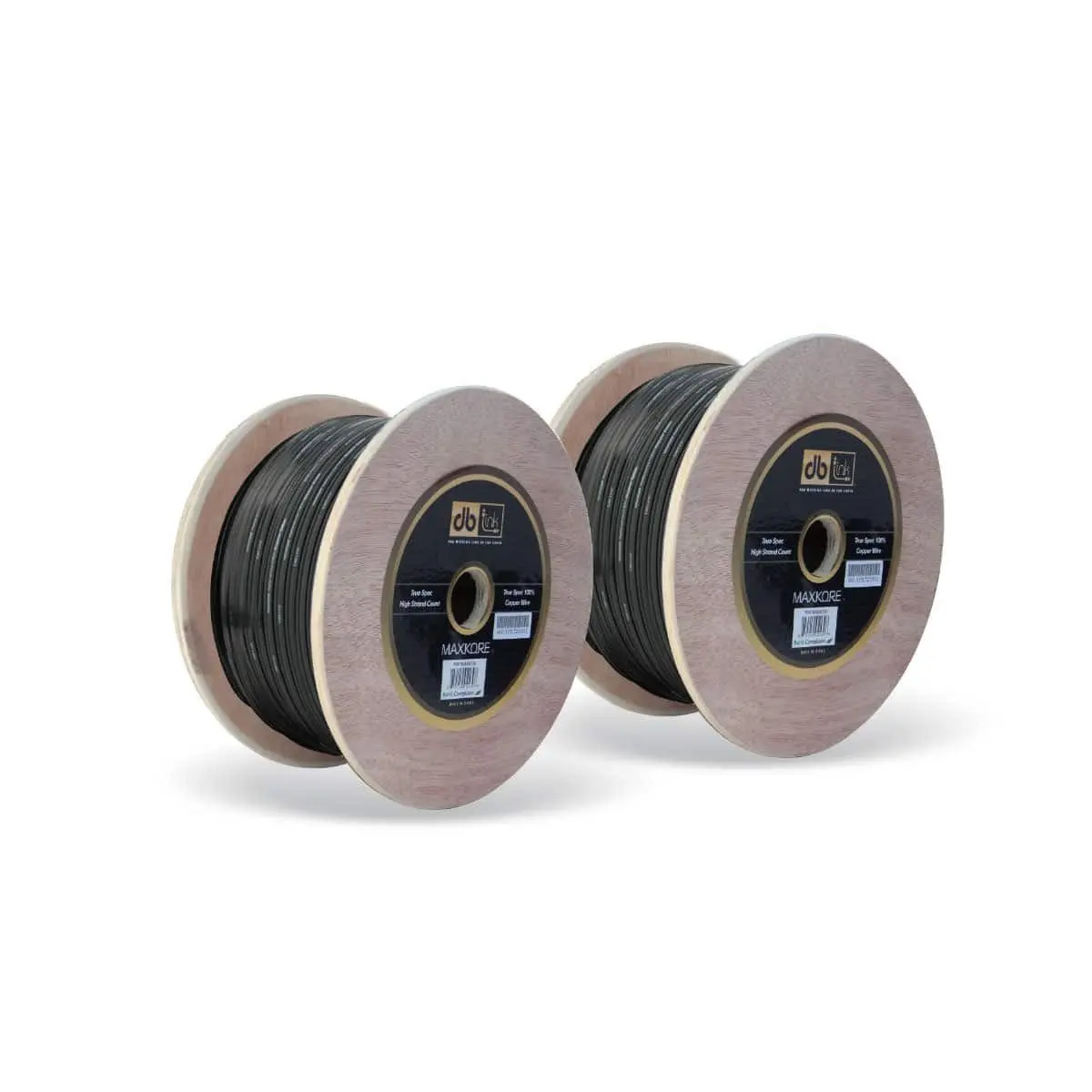 Db Link Maxkore 10 Gauge 100' Black Speaker Wire Pure Copper High Strand Count (Mksw10bk100) 1