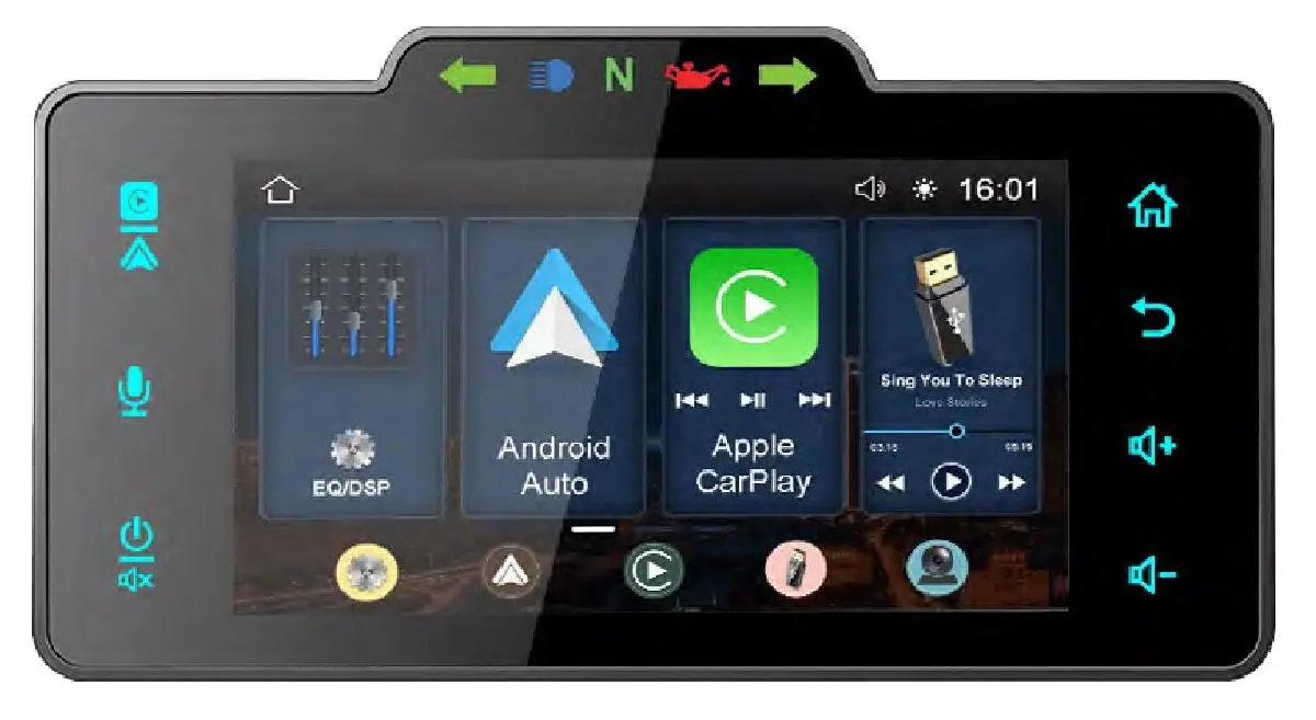 Diamond Audio Harley 98-13 Street Glide Radio With Carplay And Android Auto & Oem Connection (Mshd9813sg) 1