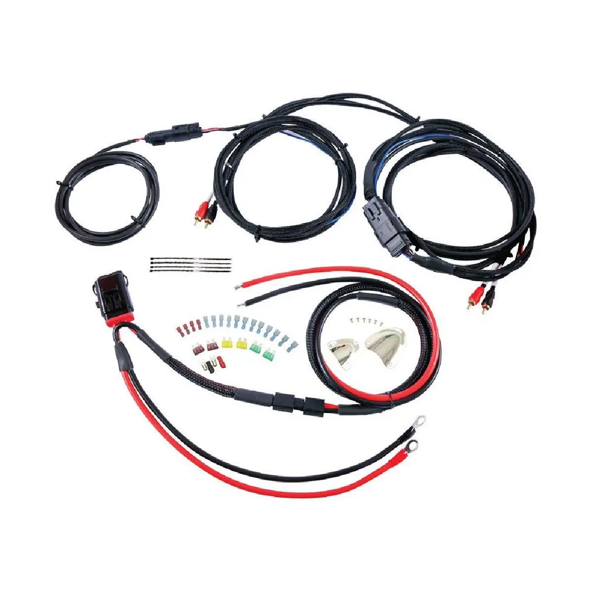 Diamond Audio Motor-Sport Harley Davidson 98 - 19, 2 Channel Audio Wiring Kit All Harley Baggers (Mshr2) 1