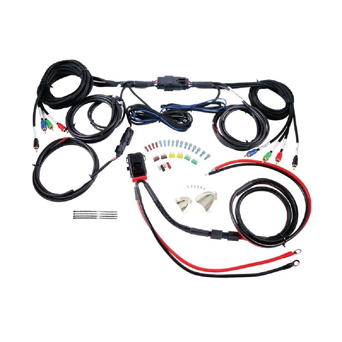 Diamond Audio Motor-Sport Harley Davidson 98 - 19 4 Channel Audio Wiring Kit All Harley Baggers (Mshr4) 1