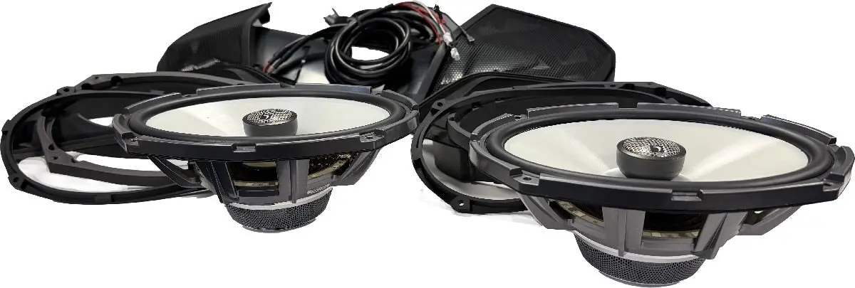 Diamond Audio Motor-Sport 2024 Harley Davidson Cut In Kit With Hxm69f2 Led Lit 6X9 Speakers (Mshxm692lk24) 1