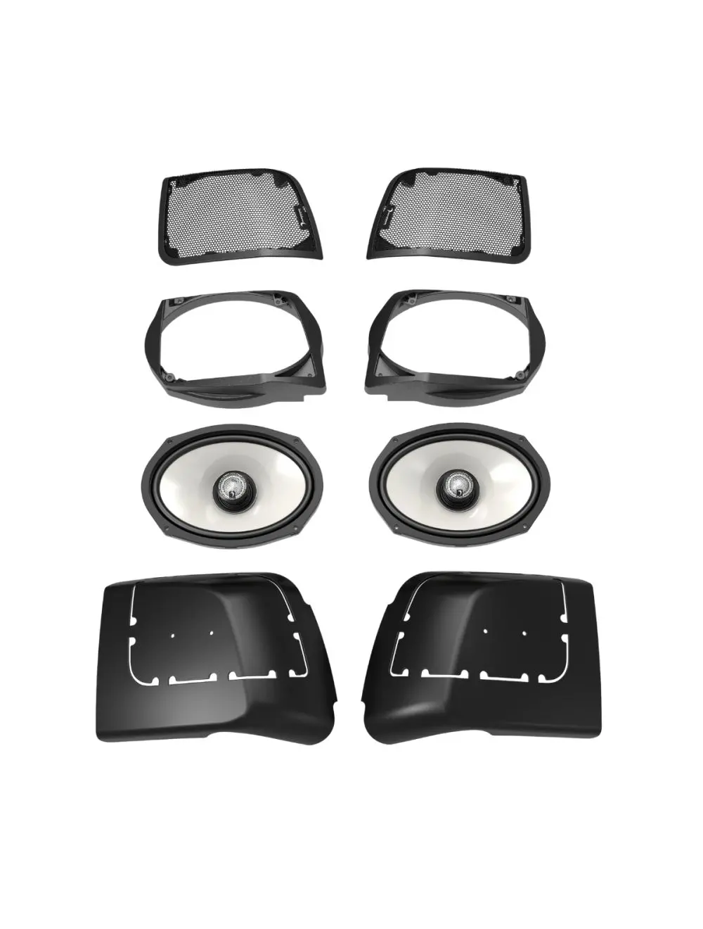 Diamond Audio Motor-Sport 14+ Harley Davidson Cut In Kit With Hxm69f4 6X9 Speakers (Mshxm694lx) 1