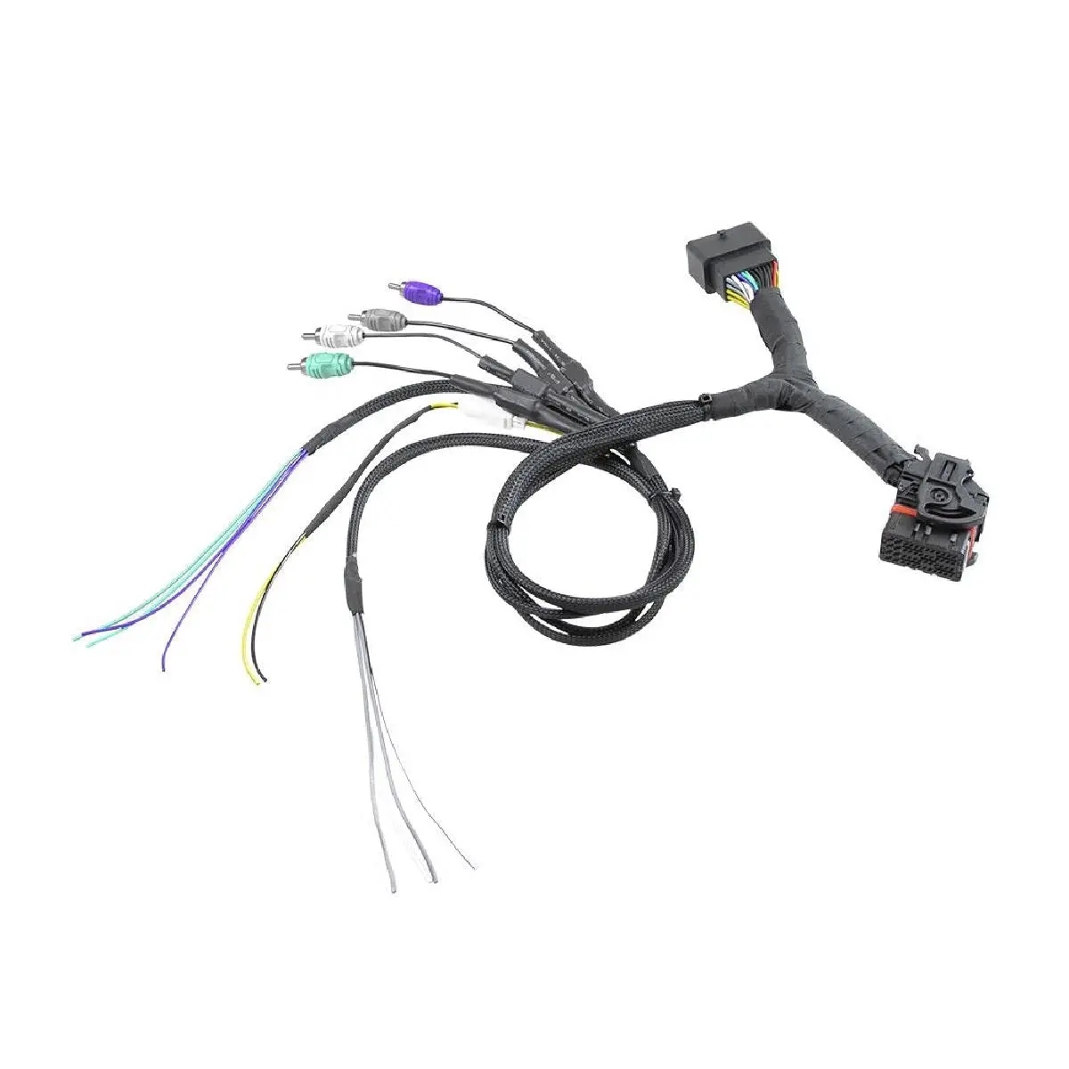 Diamond Audio Motor-Sport 4 Ch Input W/ Load Resistor 4 Ch Output T-Harness Kit (Mstlink) 1