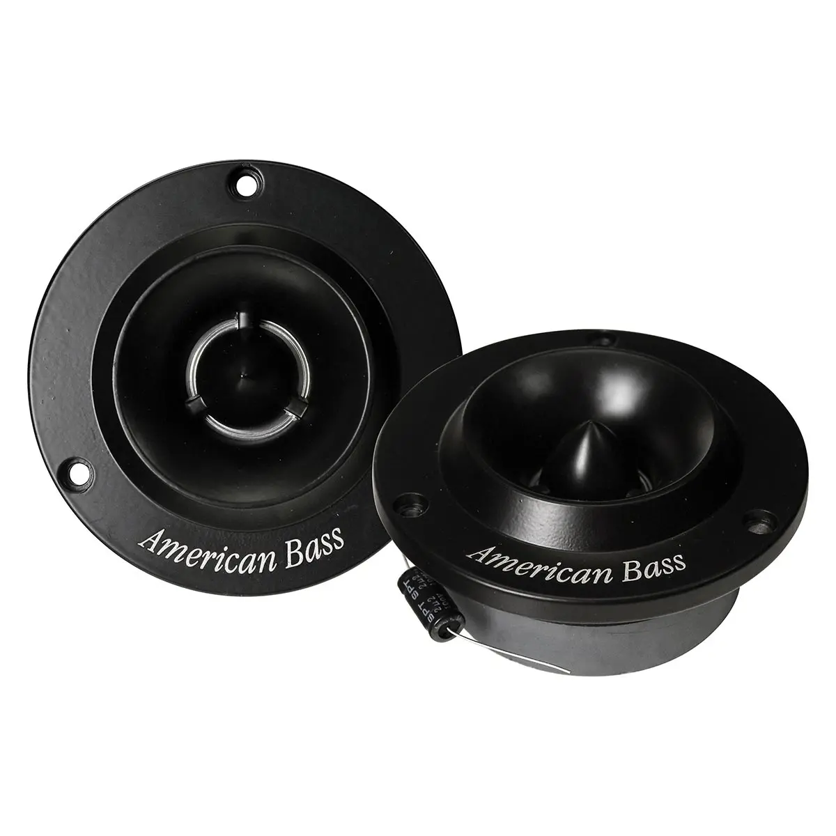 American Bass 3.75" 150 Watt Pro Audio Tweeter 4 Ohm Black Sold As Pair (Mx252b) 1