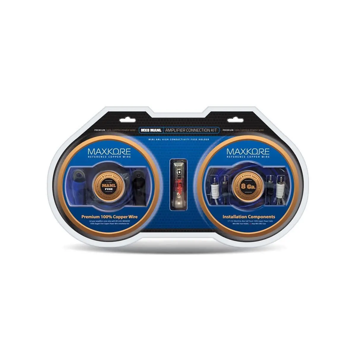 Db Link Maxkore 8 Gauge Pure Copper Amp Kit (Mx8manl) 1