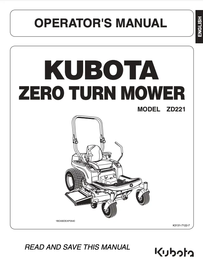 Zd221 Operators Manual 1