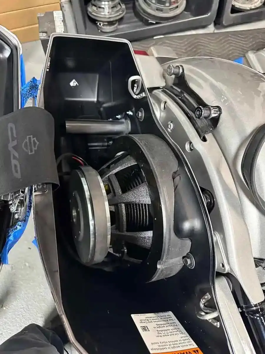 Nagy Customs Harley 2024 Cvo & Up 10" Woofer Rings For Saddle Bags Pair Packed With Panel Bond (Nagy1024) 1