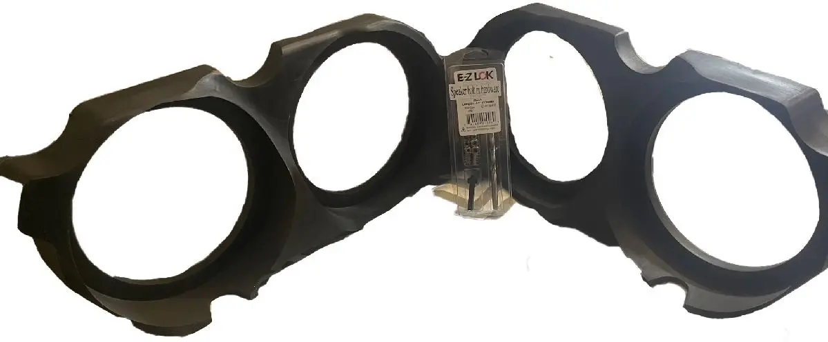 Nagy Rings Harley Quad Mount 8" Sub Or Midbass Mount 98-Present (Nagyq8) 1