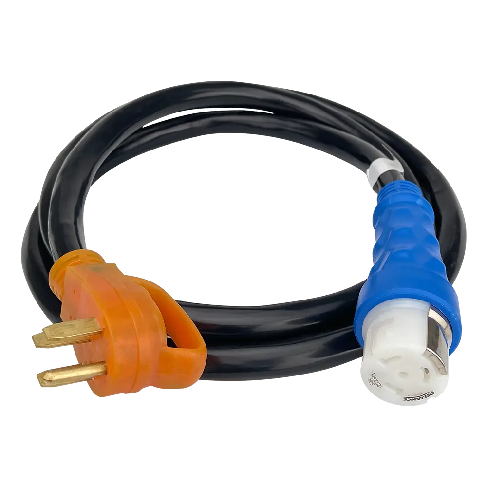 Reliance Pc5020-14M 14-50P 20 Foot 6 Gauge Black Molded Power Cord 1