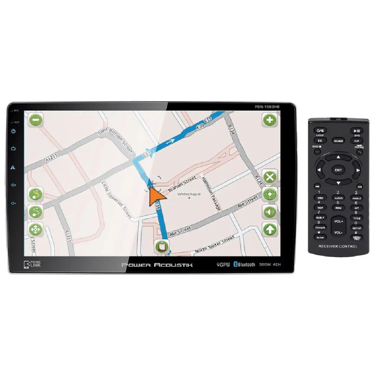 Power Acoustik 10.6" Double Din W/Nav (Pdn1060hb) 1