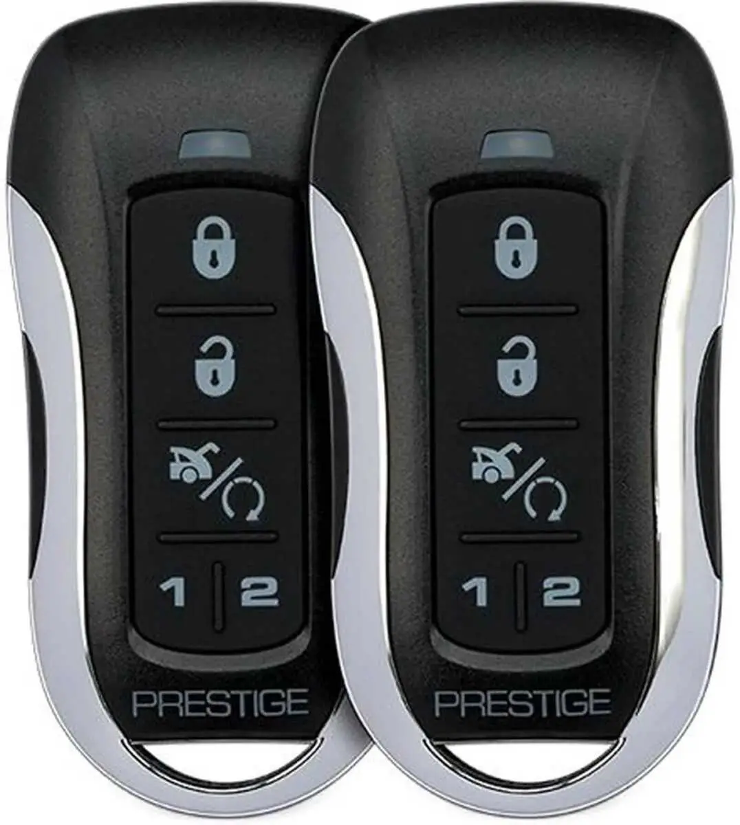 Prestige (2) Long Range 5 Button Transmitters With Antenna Up To 1 Mile - For Use On Flrsba And Data Start Systems (Pe5bz) 1