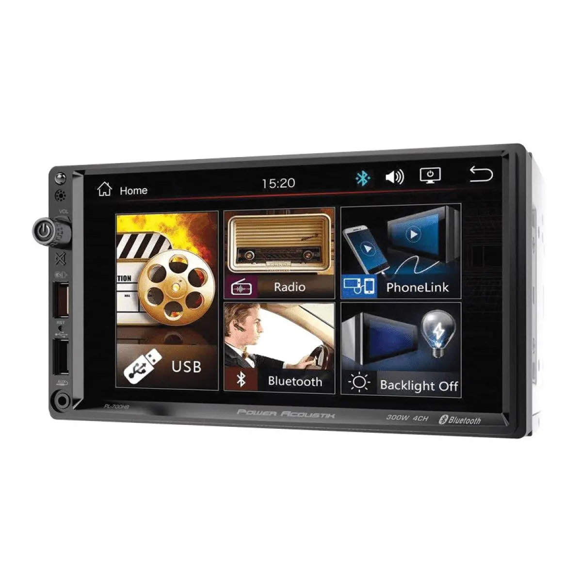 Power Acoustik 7" Lcd Media Receiver W/ Android Phonelink (Pl-700Hb) 1
