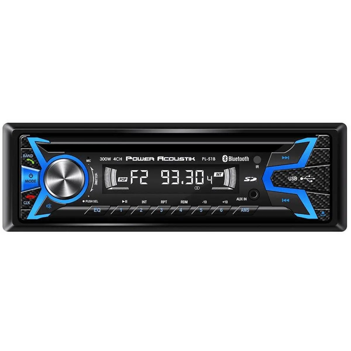 Power Acoustik Mechless In Dash W/ Bluetooth (Pl51b) 1
