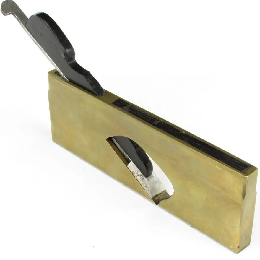 Sold - Steel Soled Brass Rebate Plane - England, Wales, Scotland Only 1
