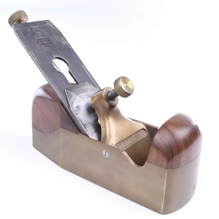 Sold - Bristol Design Brass Smoothing Plane 1