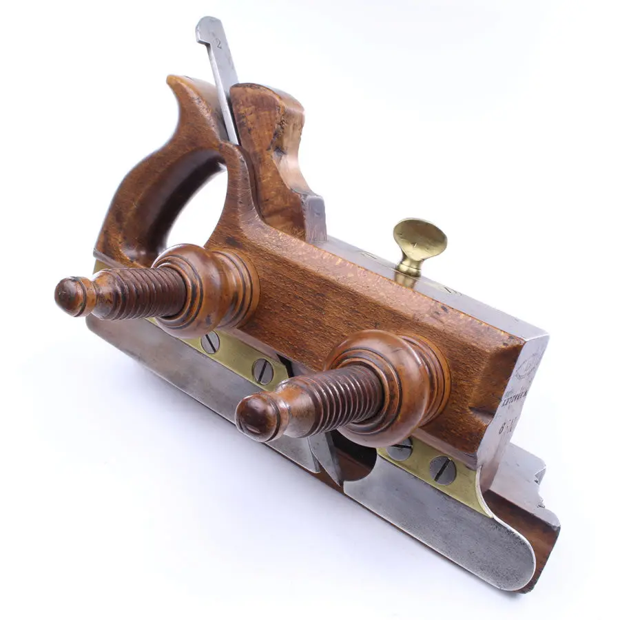 Sold - Mathieson Screwstem Plough Plane No.9 (Beech, Boxwood) 1