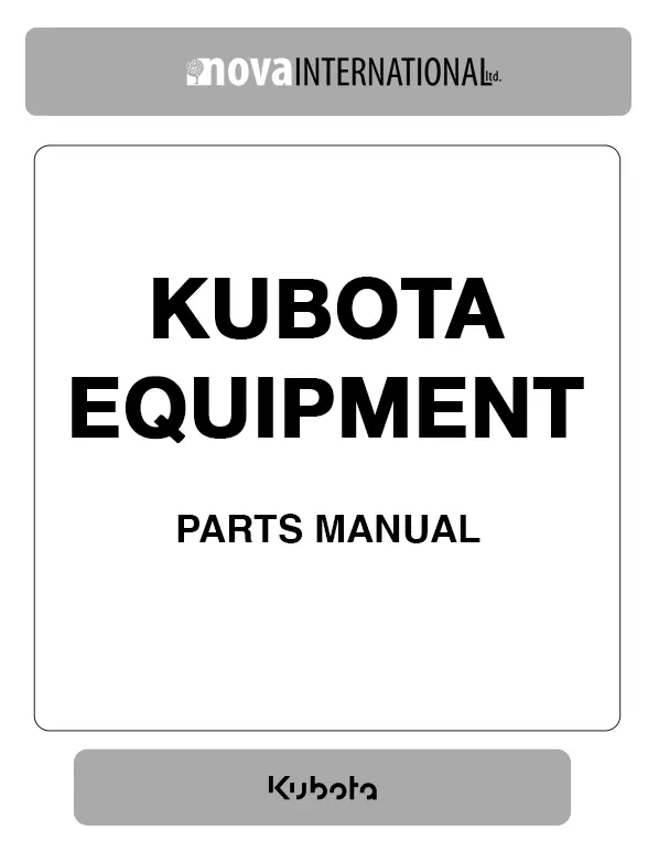 U17 Parts Manual 1