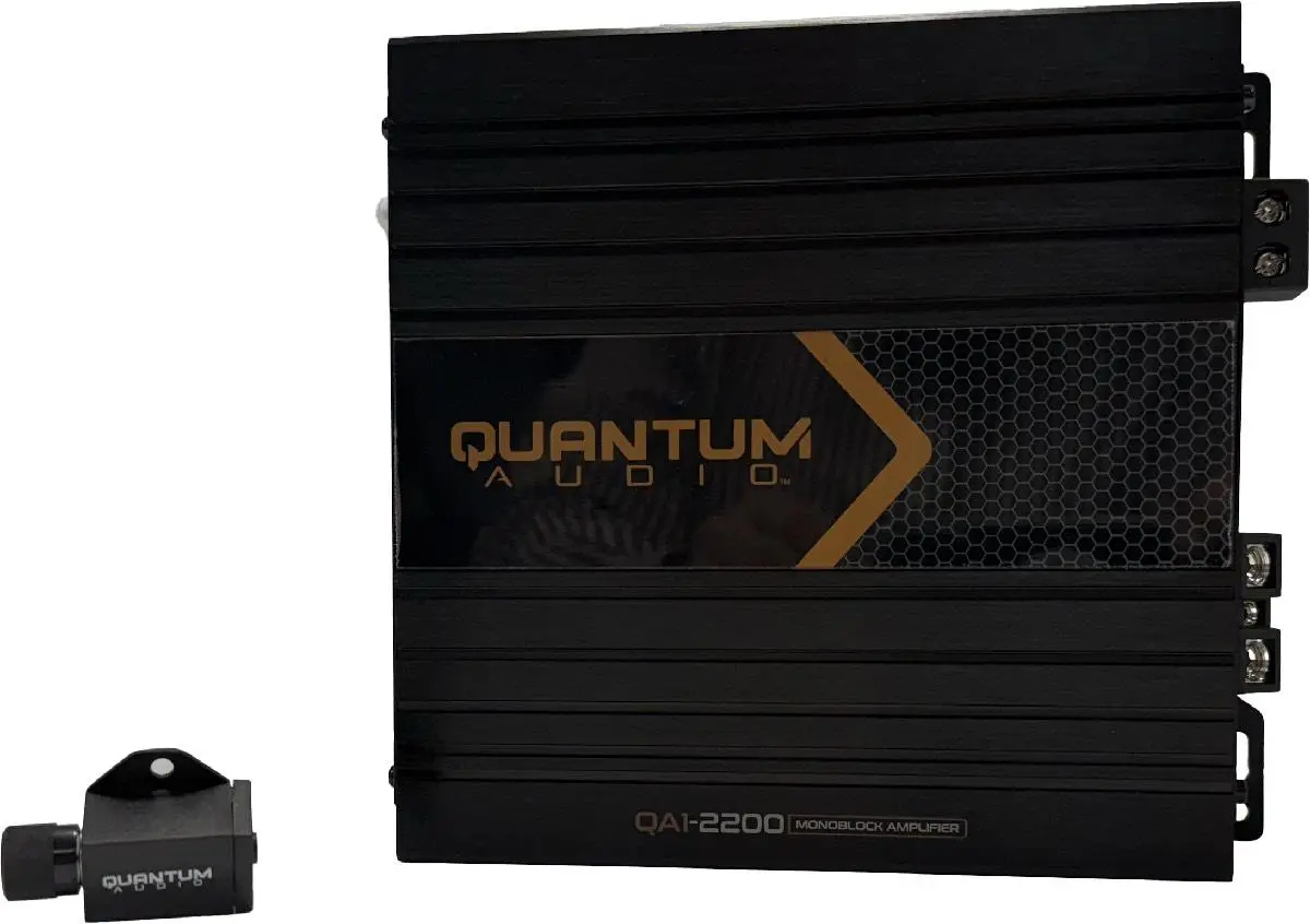 Quantum Audio 1100 Watt Mono Block 1 Ohm Stable Amplifier (Qa1-2200) 1