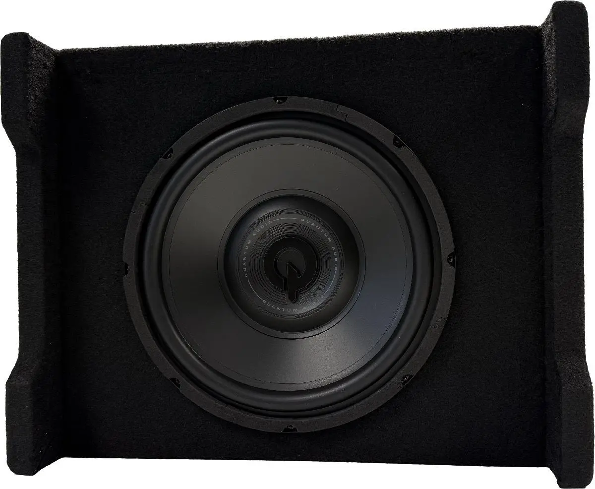 Quantum Audio Single 10" Loaded Subwoofer Enclosure With Built In Amplifier (Qbc1-10) 1