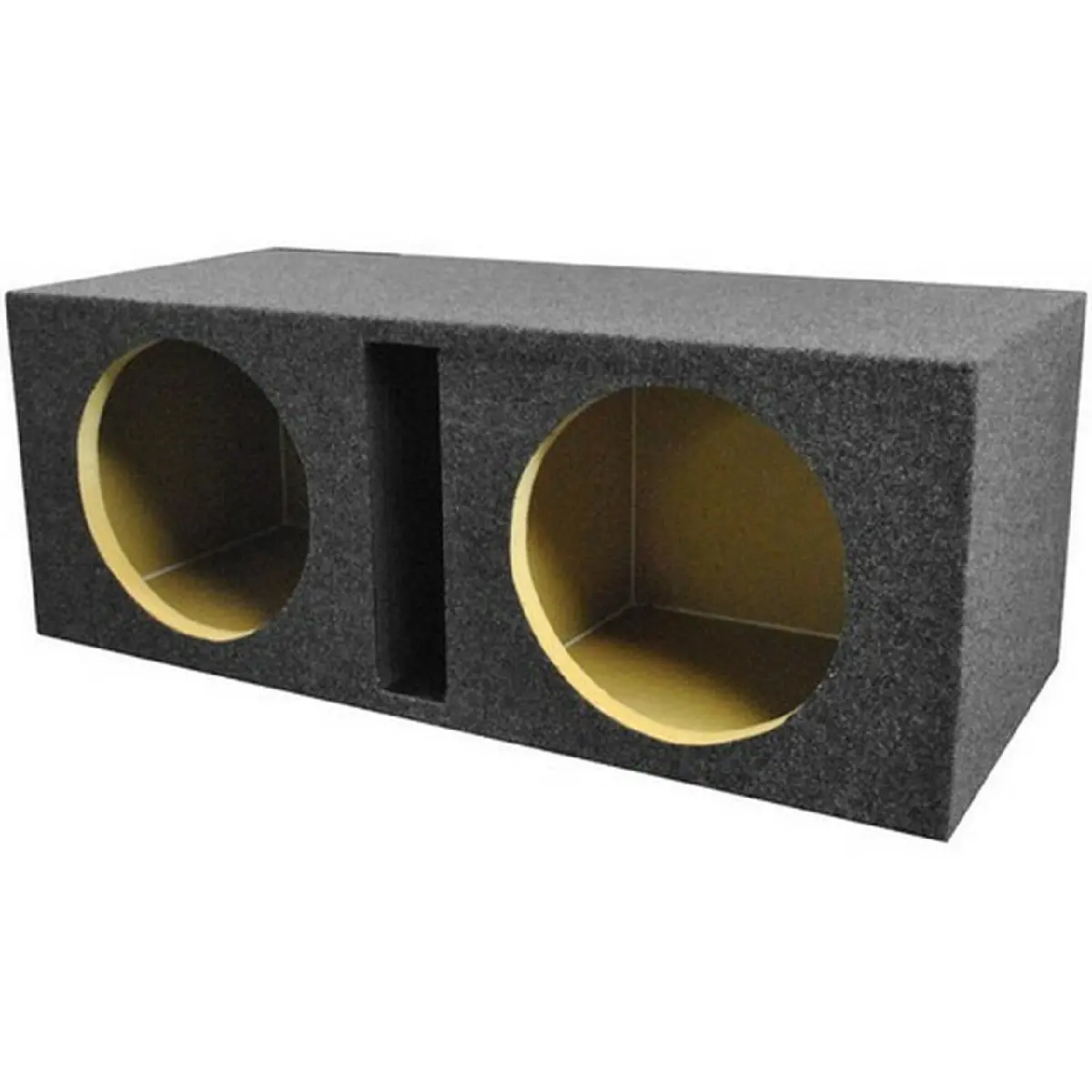 Qpower Dual 12" Vented Subwoofer Enclosure (Qhd212v) 1