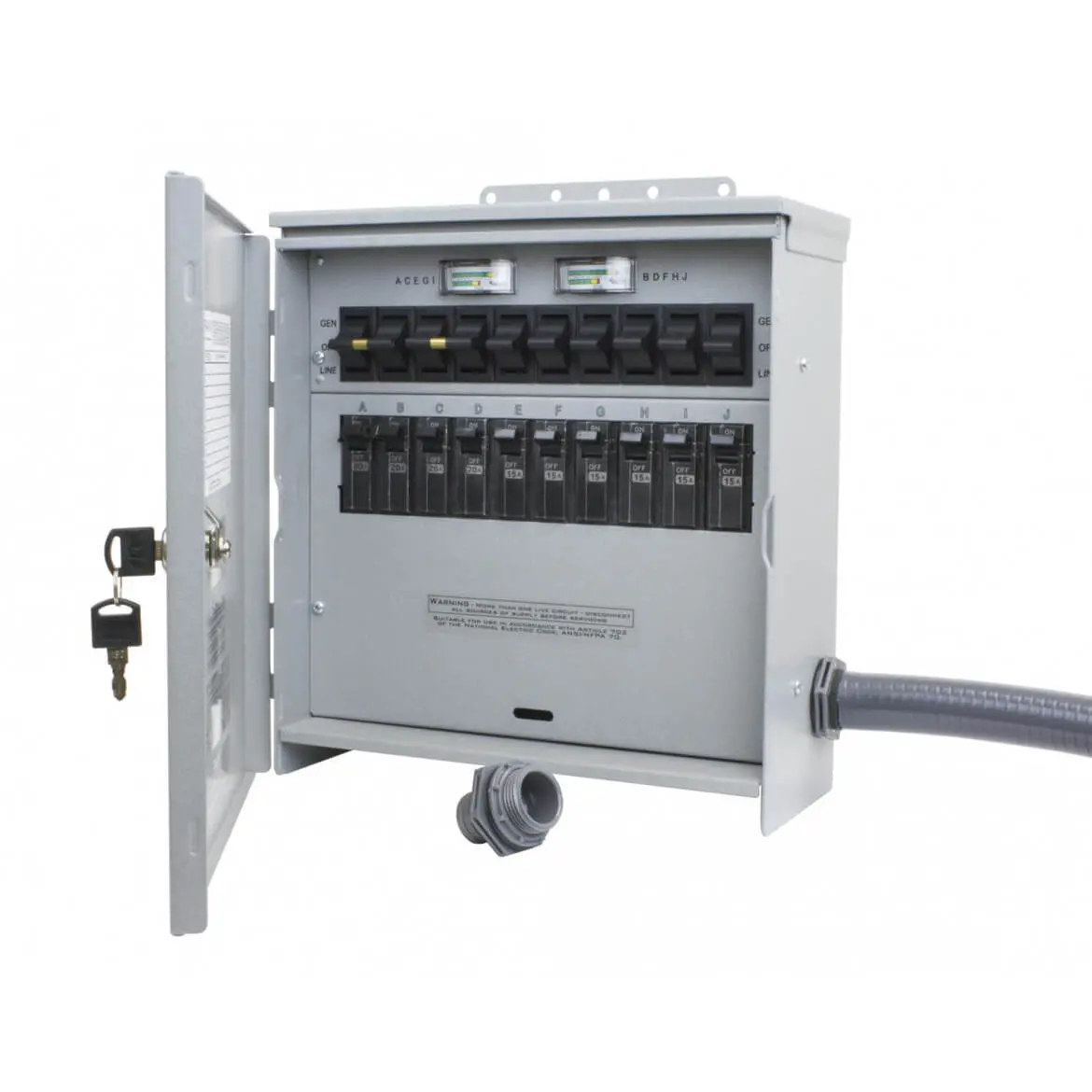 Reliance R310a 120/240-Volt 30-Amp 10-Circuit Pro/Tran Outdoor Transfer Switch 1