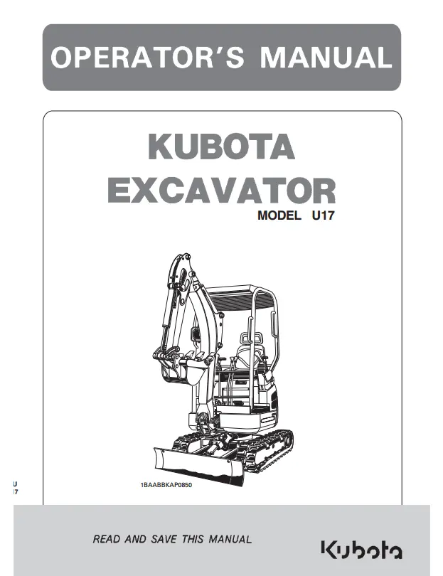U17-3 Operators Manual 1