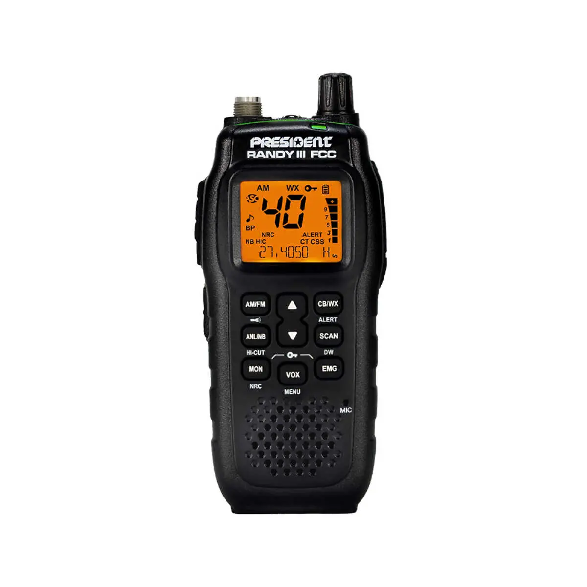 President 40 Channel Handheld Am/Fm Cb Radio No Warranty (Randy Iii) 1