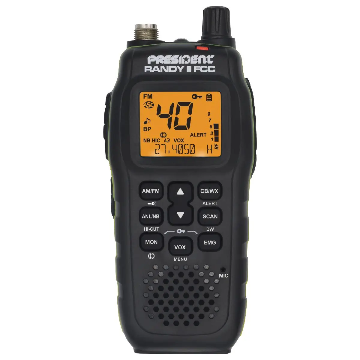 President 40 Channel Handheld Am/Fm Cb Radio No Warranty (Randy Ii) 1