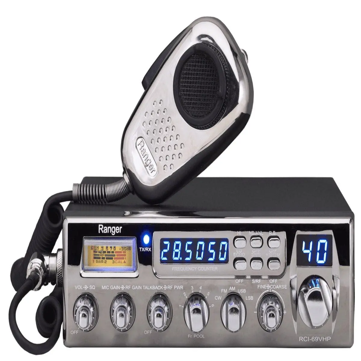 Ranger 60+ Ssb/Am/Fm/Cw 10 Meter Radio (Rci69vhp) 1